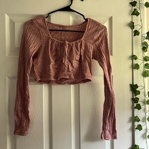 Aeropostale- Large- Long sleeve crop top